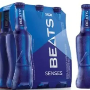 Drink Pronto BEATS Senses Garrafa 269ml – Fardo com 6 Unidades