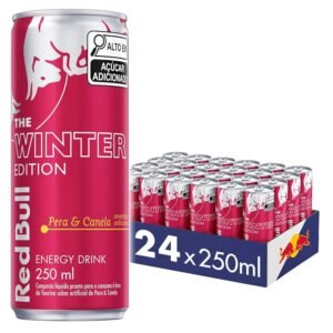 Energético Red Bull Pera e Canela 250ml – Caixa com 24 Unidades