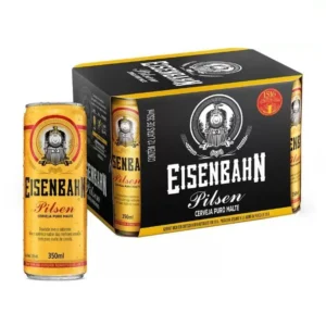 Cerveja Eisenbahn Puro Malte Lata 350ml – Caixa 12 Unidades