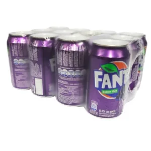 Refrigerante Fanta Uva Lata 350ml – Fardo 12 Unidades