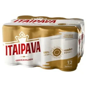 Cerveja Itaipava Lata 350ml – Fardo 12 Unidades