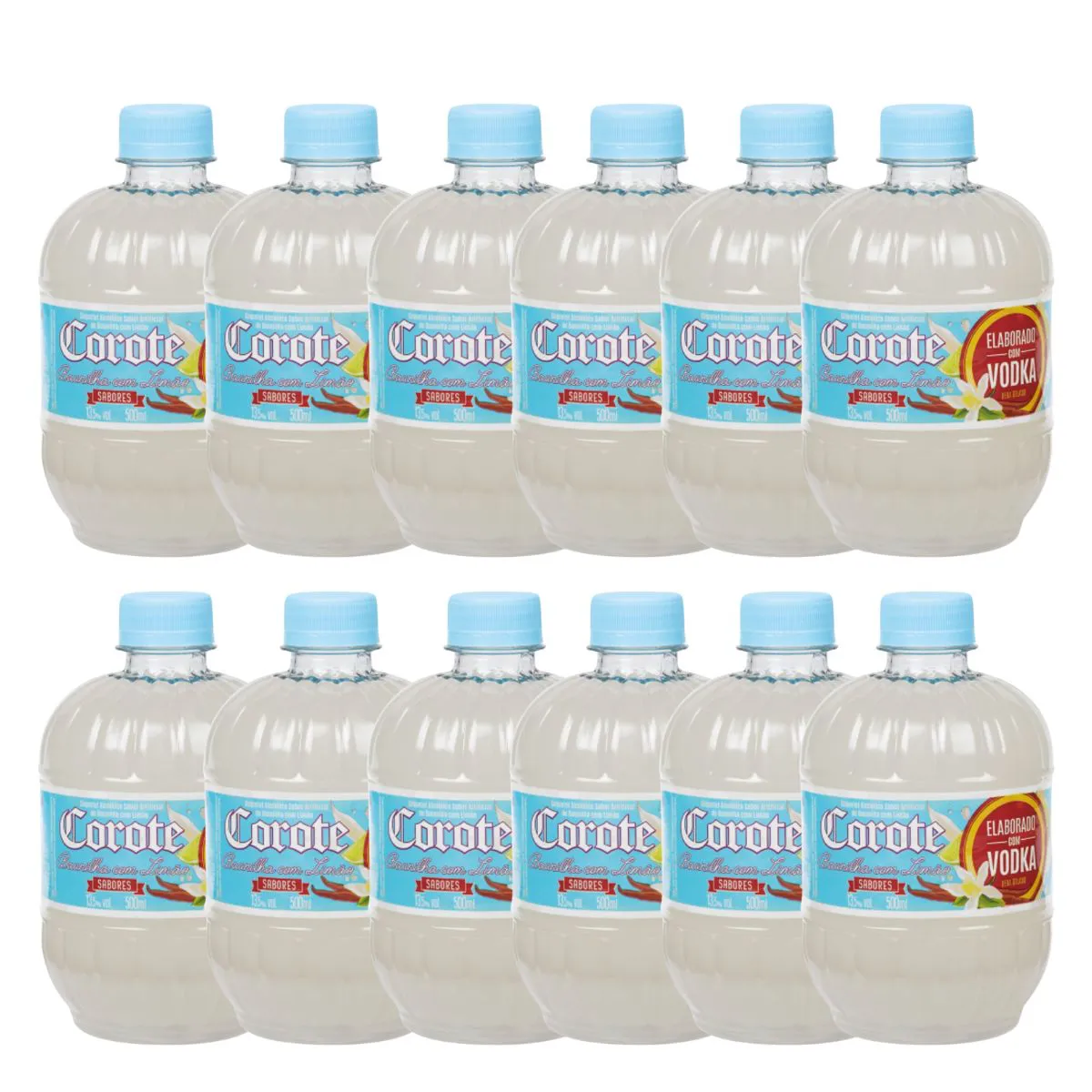 Coquetel Corote Baunilha com Limão 500ml – Fardo com 12 Unidades