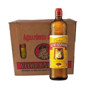 Aguardente Velho Barreiro 910ml – Caixa com 12 Unidades