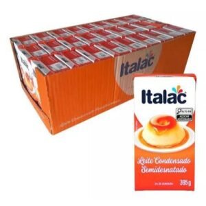 Leite Condensado Italac 395g – Caixa com 27 Unidades