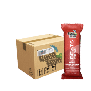 Gelo Coco Leve Sabor Limão e Framboesa 200ml – Caixa com 30 Unidades