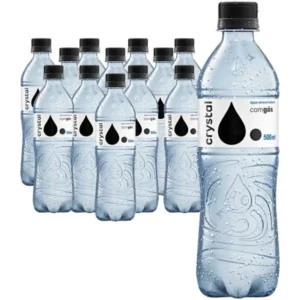 Água Cristal 510ML Natural com Gás – Fardo com 12 Unidades